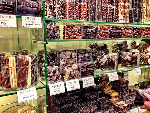 Puccini chocolates via Lizshealthytable.com