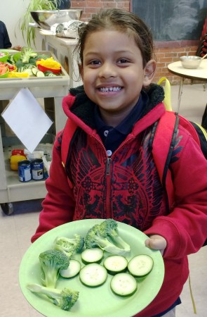 Kids Cooking Green via Lizshealthytable.com