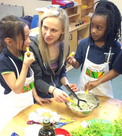 Kids Cooking Green via Lizshealthytable.com