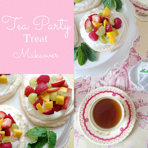 Tea Party Pavlovas via LizsHealthyTable.com Tea Party Pavlovas via LizsHealthyTable.com