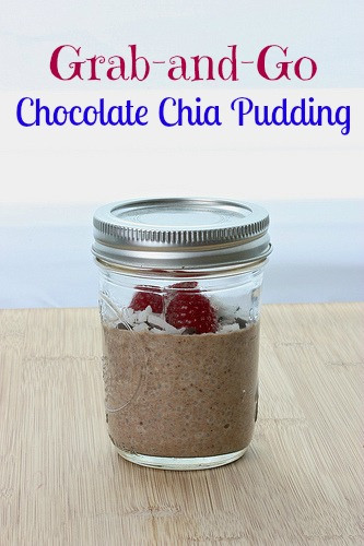 Chocolate Chia Pudding via LizsHealthyTable.com