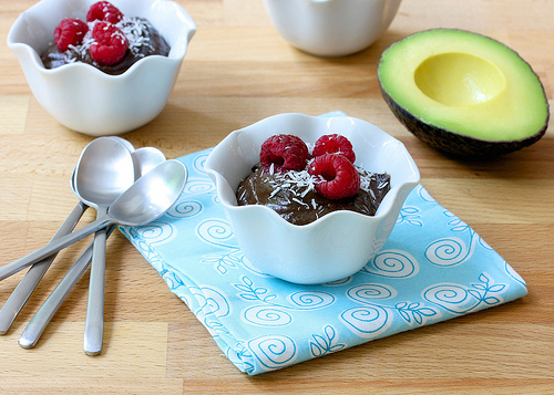 Avocado and Banana Frosty via LizsHealthyTable.com