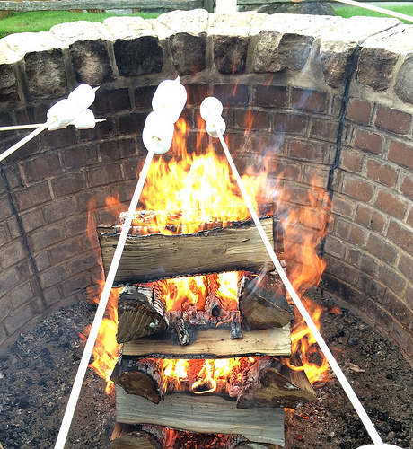 Blog Brûlée toasting marshmallows via Lizshealthytable.com