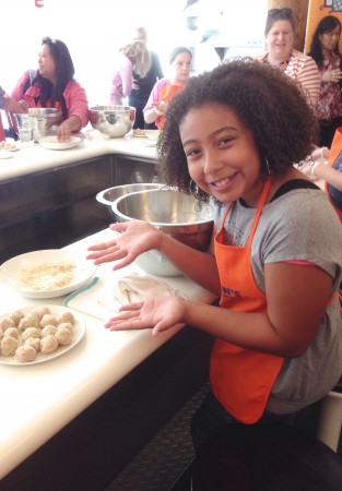 Easy Chicken & Rice Meatball Soup via LizsHealthyTable.com