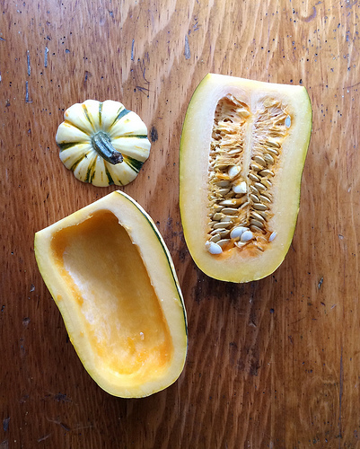 Delicata Squash via LizsHealthyTable.com