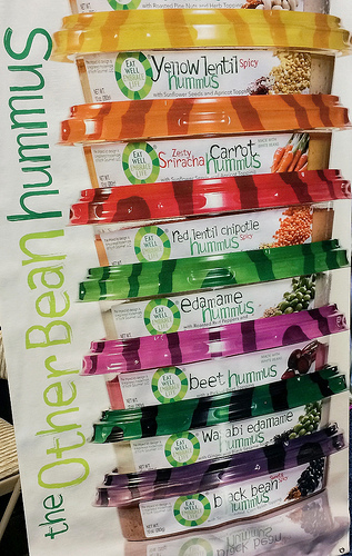 The Other Bean Hummus via LizsHealthyTable.com Food Trends at FNCE 2014 via LizsHealthyTable.com