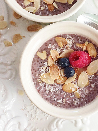 Strawberry Chia Pudding via LizsHealthyTable.com Strawberry Chia Pudding via LizsHealthyTable.com
