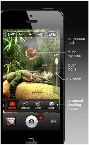 Camera+ iPhone app for great food photography via LizsHealthyTable.com