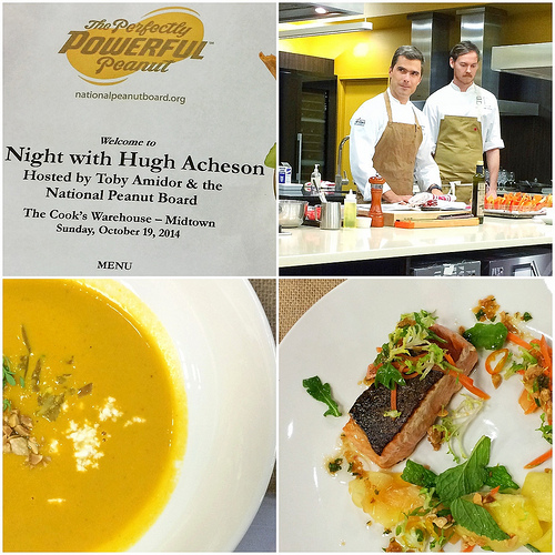 Peanut dinner with Hugh Acheson at FNCE via LizsHealthyTable.com Peanut dinner with Hugh Acheson at FNCE via LizsHealthyTable.com