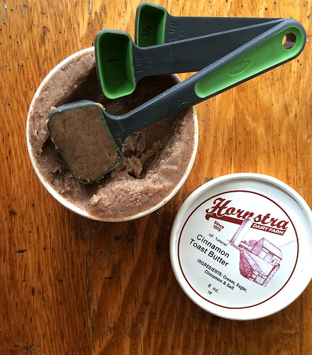 Cinnamon Butter from Hornstra Dairy Farm south of Boston via Lizshealthytable.com