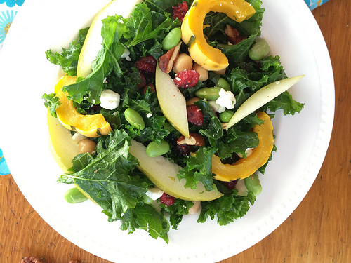Make-Your-Own Kale Salad Bar via LizsHealthyTable.com