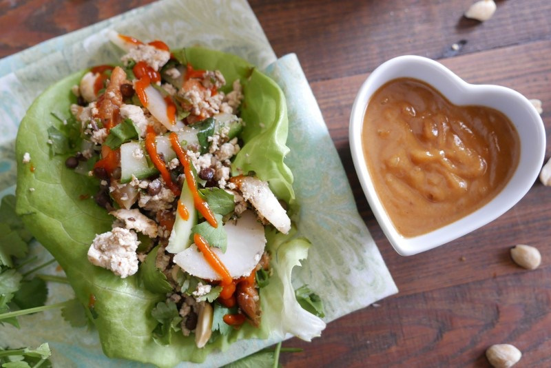 Lettuce Wraps via LizsHealthyTable.com