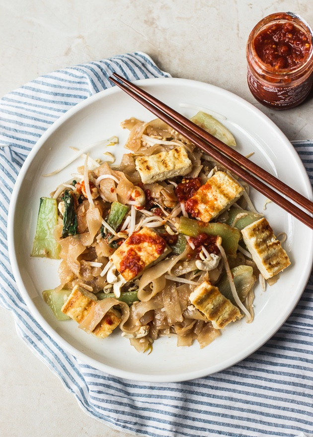 Vegetarian Pad See Ew via LizsHealthyTable.com