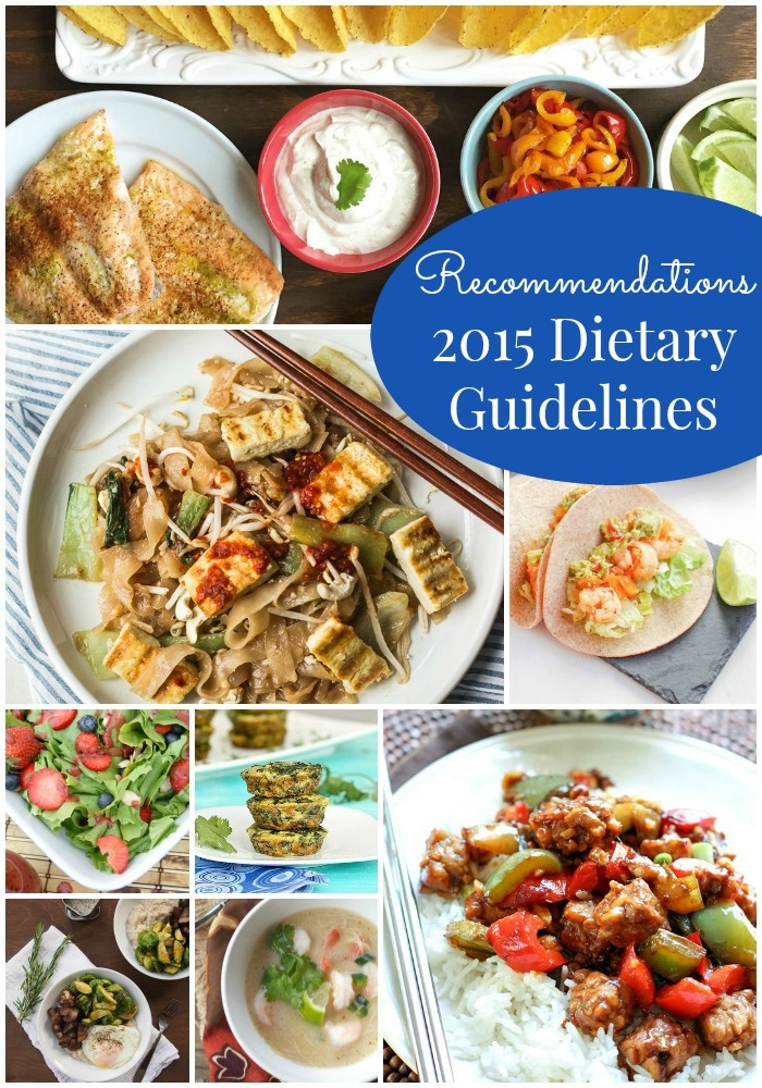 2015 Dietary Guidelines Recommendations via LizsHealthyTable.com