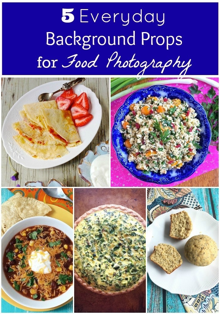 Food Photography for Smartphones - 5 Everyday Background Surfaces via LizsHealthyTable.com