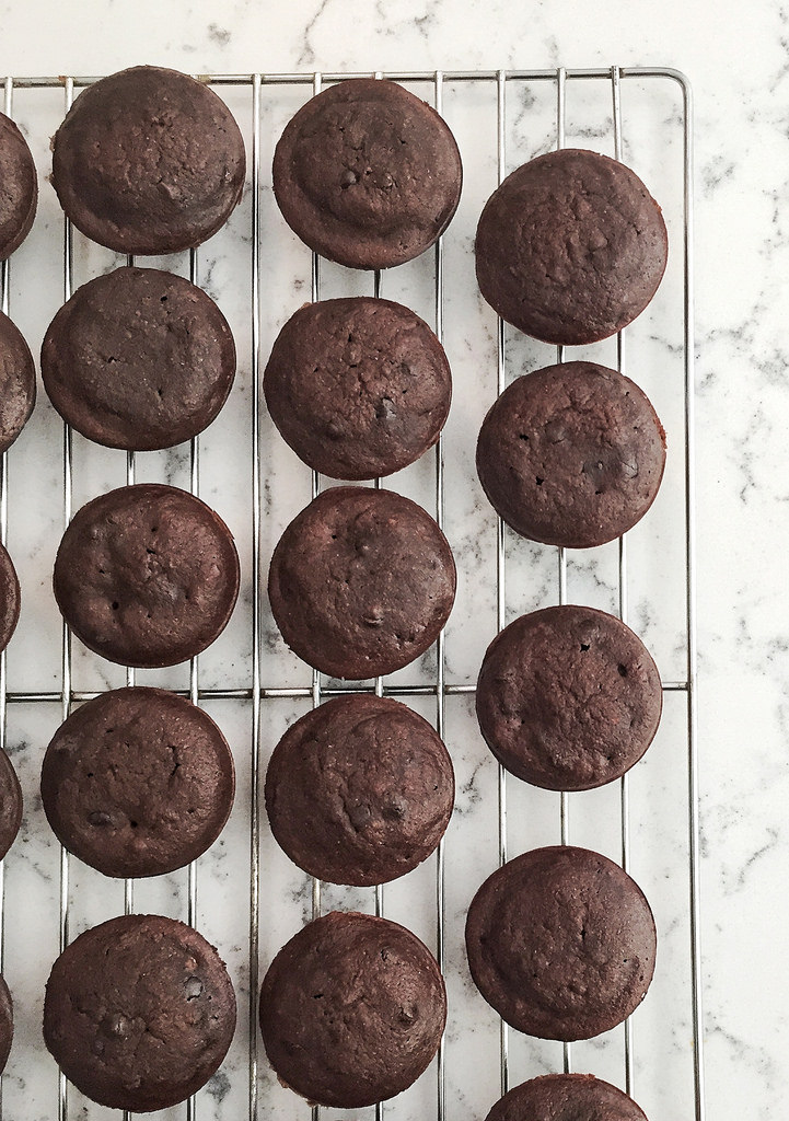 Hummus Brownie Bites via LizsHealthyTable.com