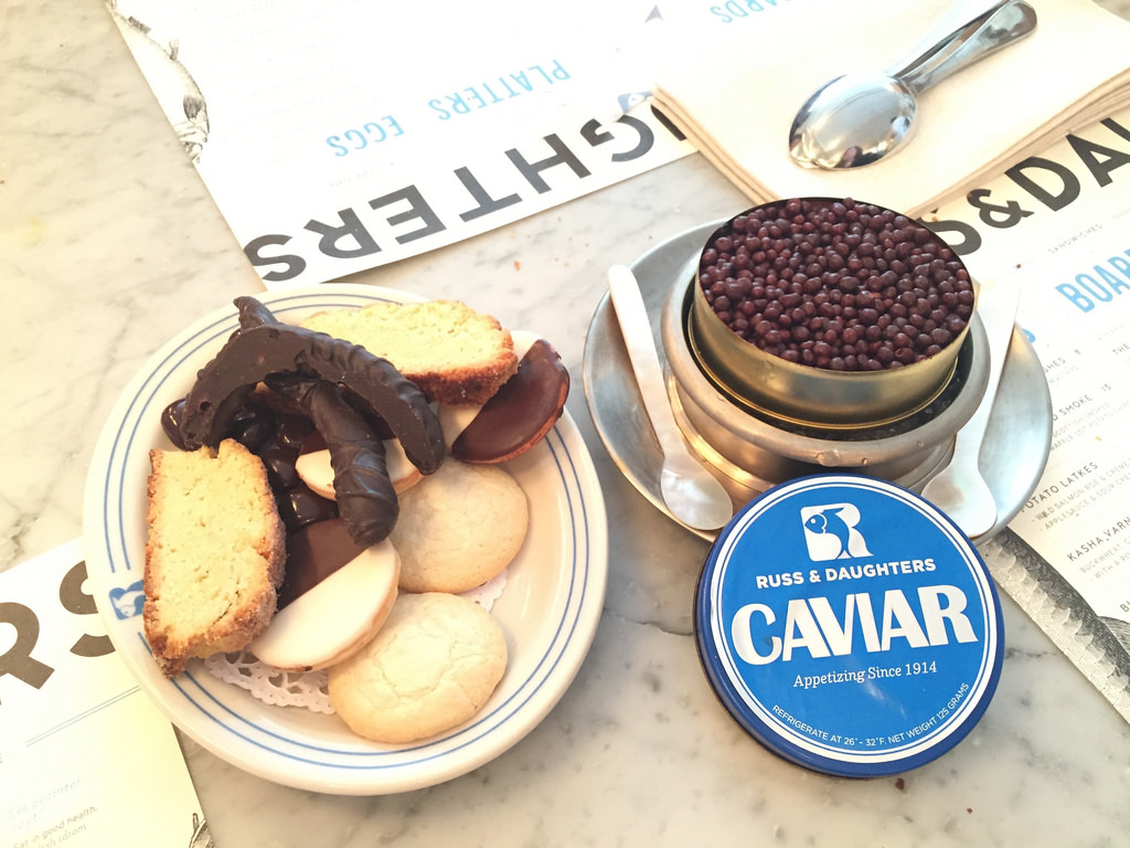 Russ & Daughters Cafe and Appetizer Store via LizsHealthyTable.com Russ & Daughters Cafe and Appetizer Store via LizsHealthyTable.com