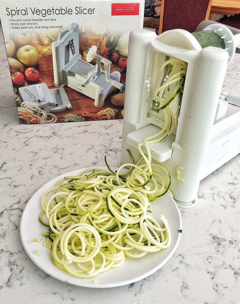 Spiralized Cucumber and Carrot Noodle Salad via LizsHealthyTable.com Spiralized Cucumber and Carrot Noodle Salad via LizsHealthyTable.com