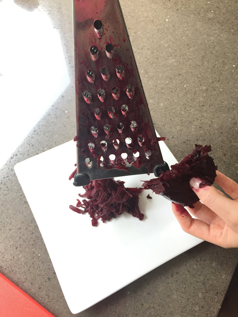 Beet Meatballs via LizsHealthyTable.com