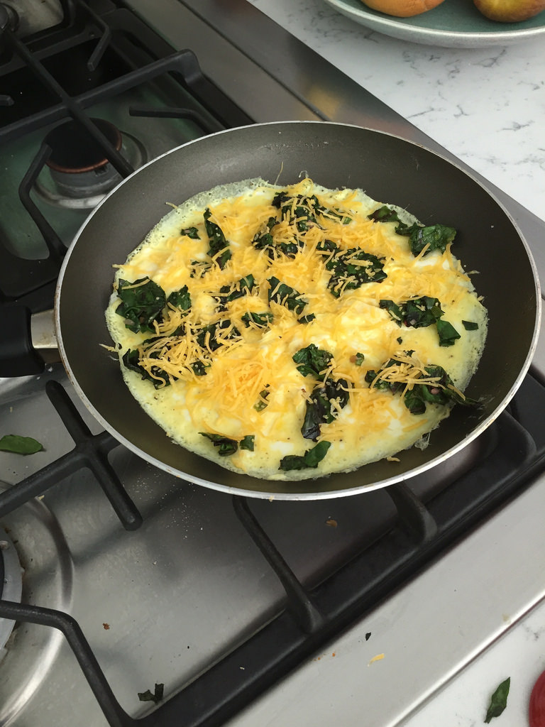 Beet Green Omelet via LizsHealthyTable.com Beet Green Omelet via LizsHealthyTable.com