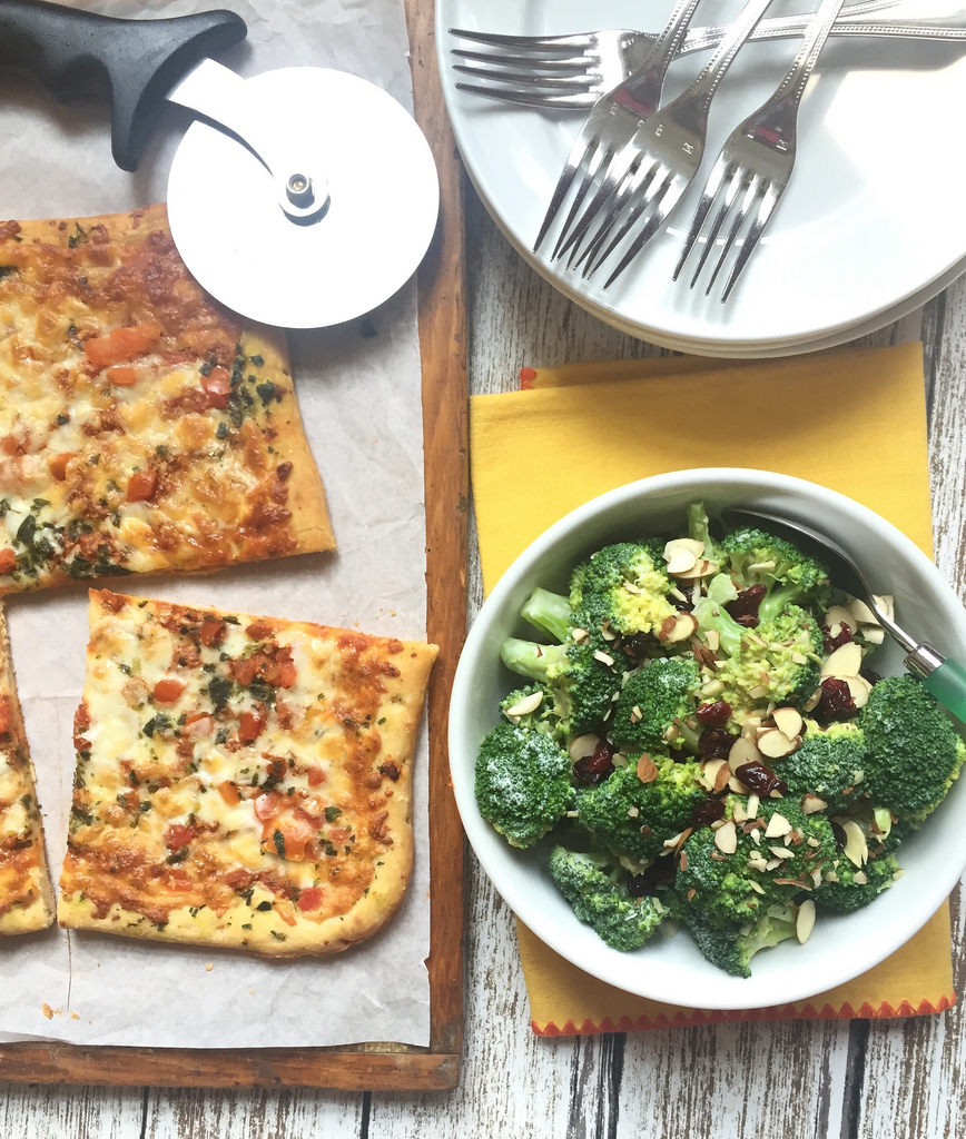 Broccoli Crunch Salad via LizsHealthyTable.com Broccoli Crunch Salad via LizsHealthyTable.com