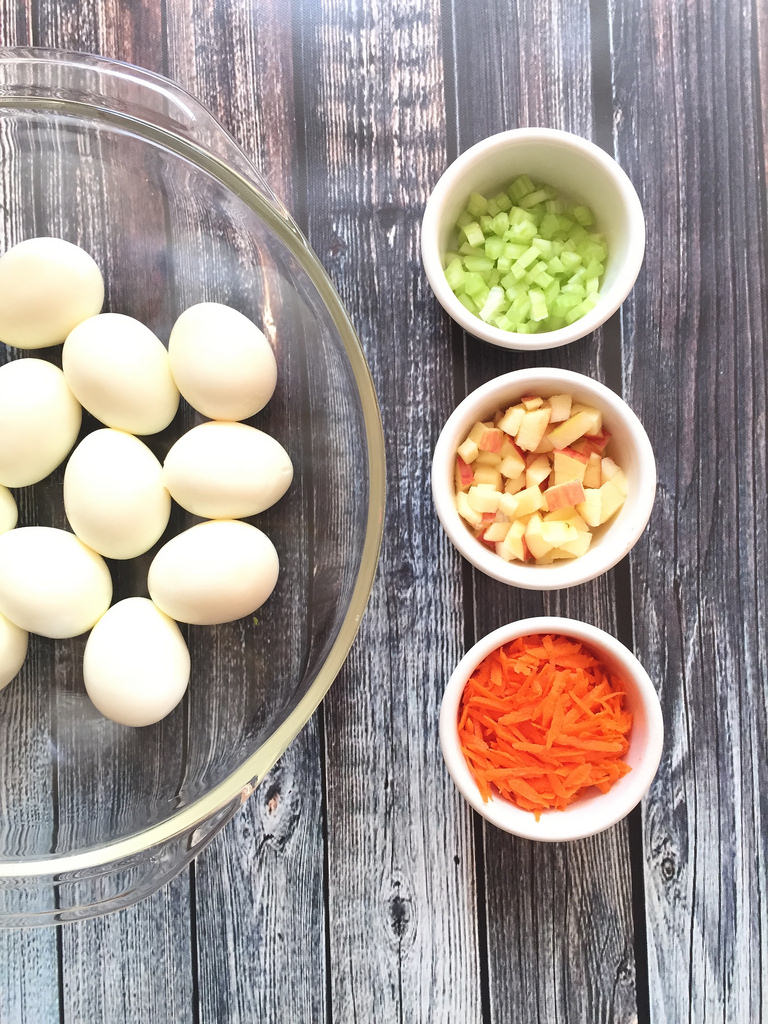 Autumn Egg Salad via LizsHealthyTable.com