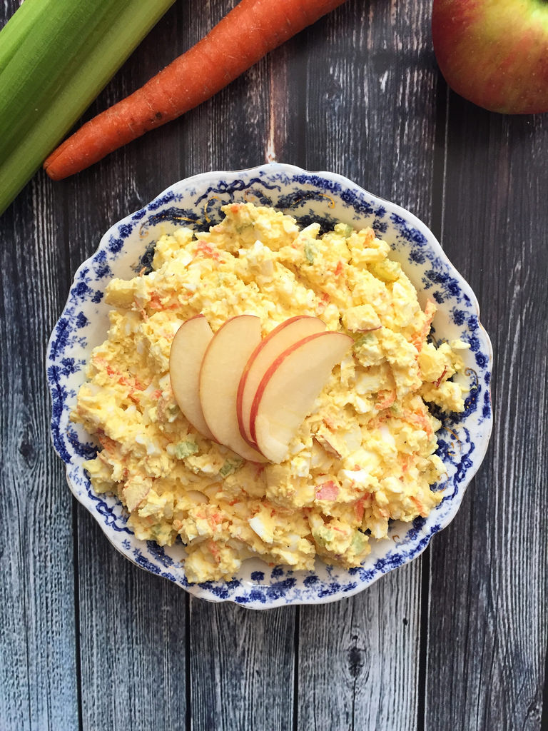Autumn Egg Salad via LizsHealthyTable.com