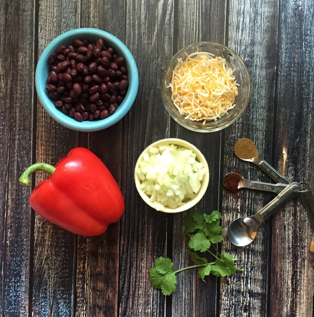 Taco-Topped Spaghetti Squash Bowls via LizsHealthyTable.com
