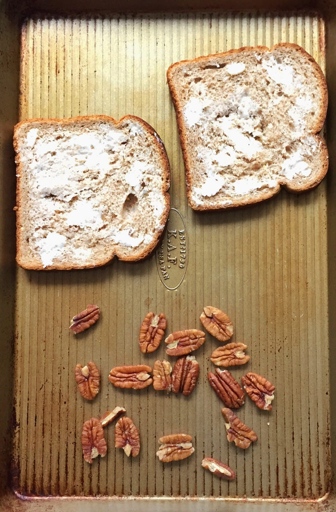 Pecan-Crusted Fish Sticks via LizsHealthyTable.com
