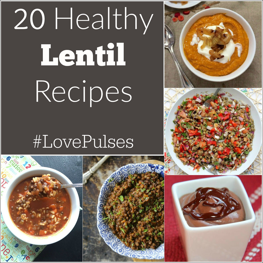 20 Healthy Lentil Recipes via LizsHealthyTable.com