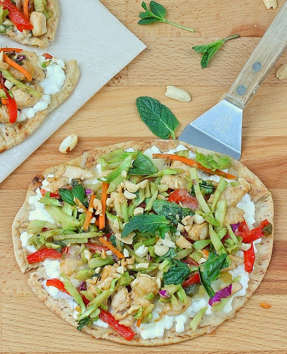 Make Your Own Pizza via LizsHealthyTable.com