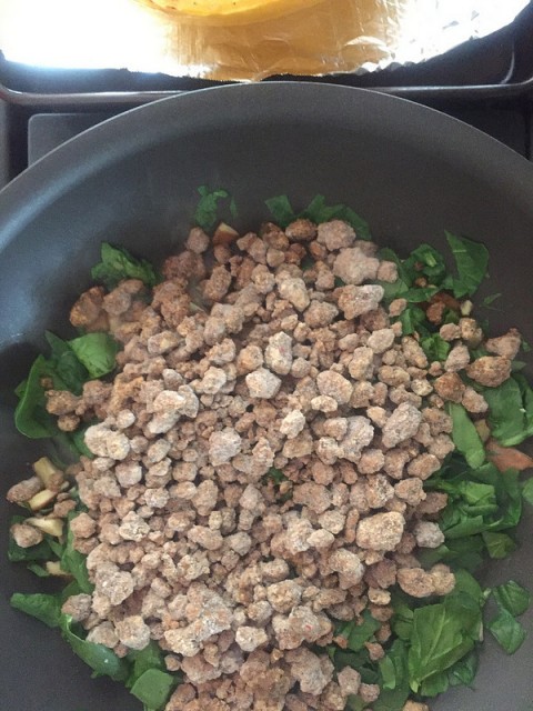 Spaghetti Squash with Meat-Free Bolognese Sauce via LizsHealthyTable.com Spaghetti Squash with Meat-Free Bolognese Sauce via LizsHealthyTable.com