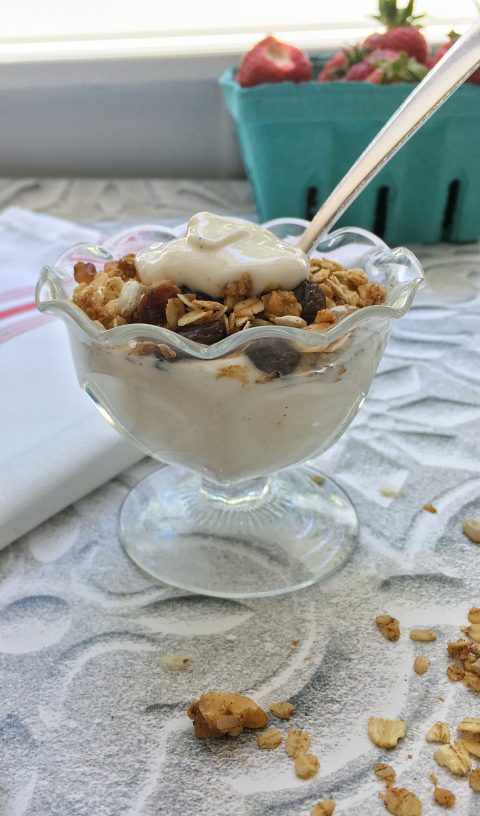 Healthy Homemade Granola via LizsHealthyTable.com