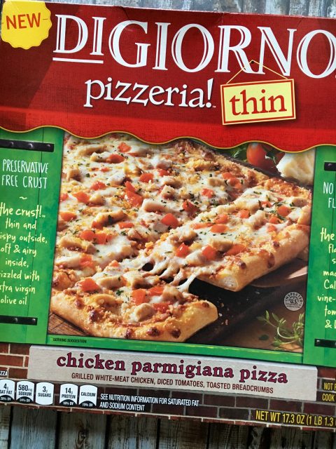 DiGiorno Chicken Parmigiana Pizza Thin via LizsHealthyTable.com