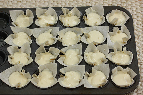 Mini Berry Cheesecakes via LizsHealthyTable.com