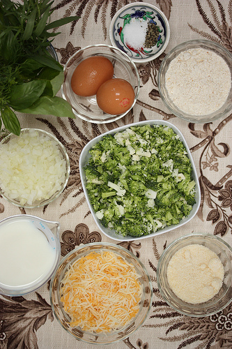 Impossibly Easy Vegetable Pie - a Bisquick Makeover via LizsHealthyTable.com