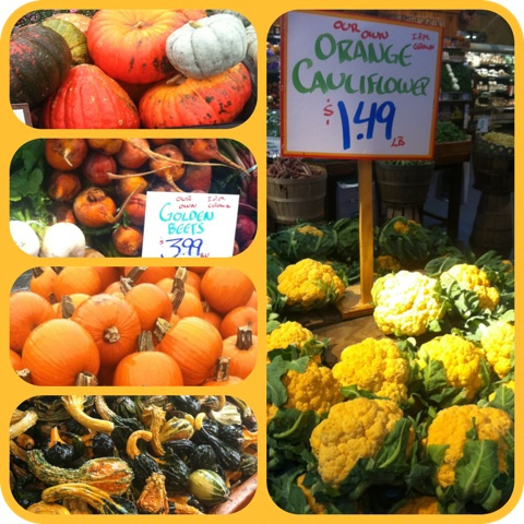 Orange Cauliflower via LizsHealthyTable.com