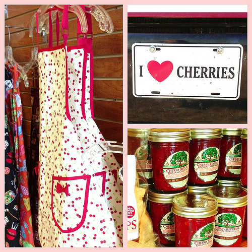 Tart Cherries in Traverse City, MI via Lizshealthytable.com