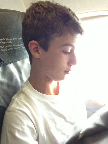 Simon Reading IcelandAir via Lizshealthytable.com