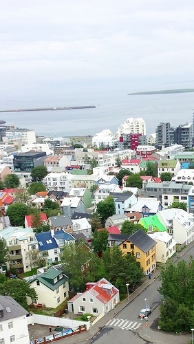 Scene over Reykjavik Lizshealthytable.com