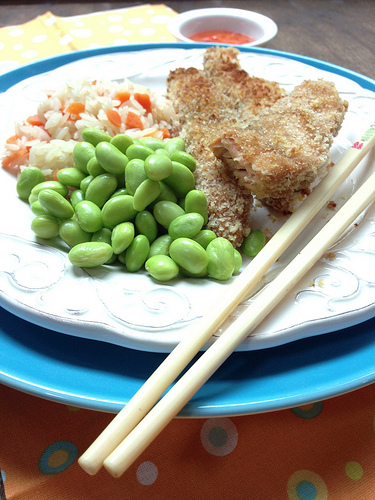 Asian Salmon Sticks via LizsHealthyTable.com