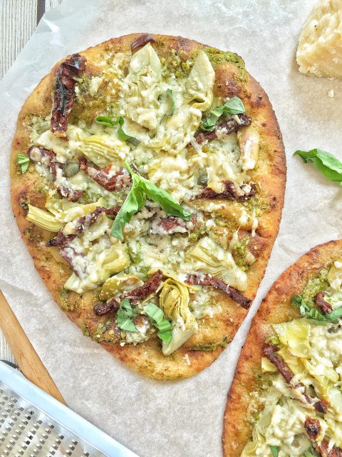 The Good Gut - high fiber pizza via LizsHealthyTable.com The Good Gut - high fiber pizza via LizsHealthyTable.com