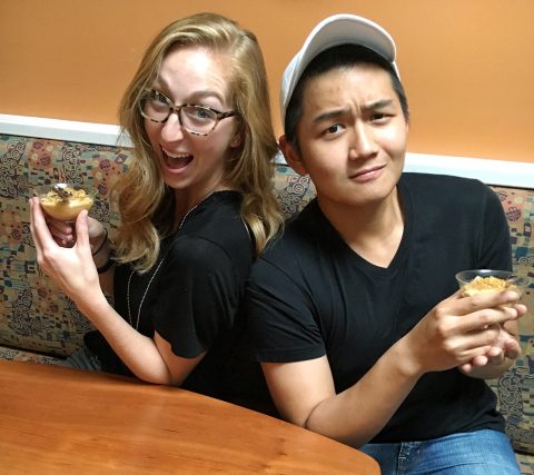 Healthy Gingersnap Pumpkin Mousse via LizsHealthyTable.com