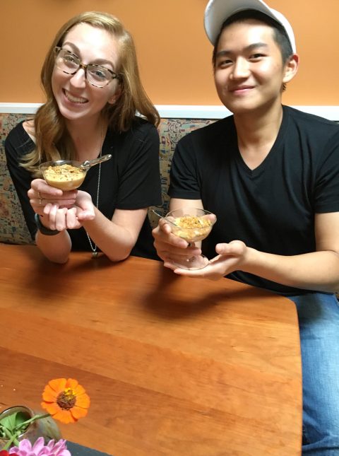 Healthy Gingersnap Pumpkin Mousse via LizsHealthyTable.com