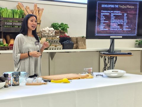 Kale Salad with Lemon Yogurt Dressing via LizsHealthyTable.com Kale Salad with Lemon Yogurt Dressing via LizsHealthyTable.com
