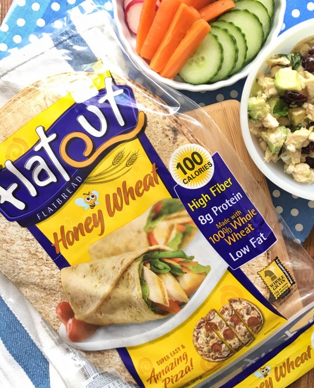 Chicken Avocado Wraps via LizsHealthyTable.com