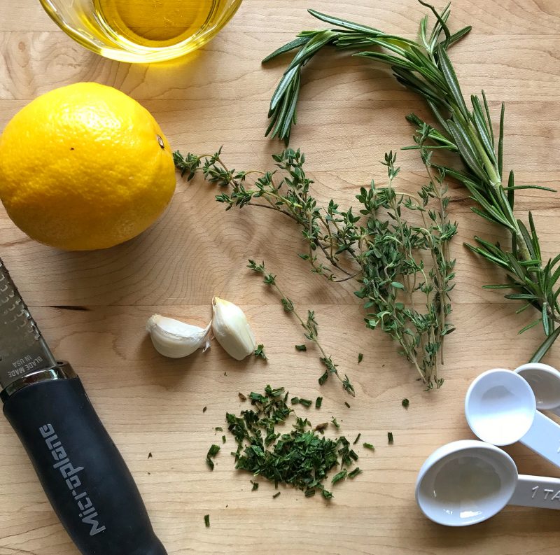 "Mom the House Smells Great" Roasted Chicken via LizsHealthyTable.com #dinner #chicken #roasted