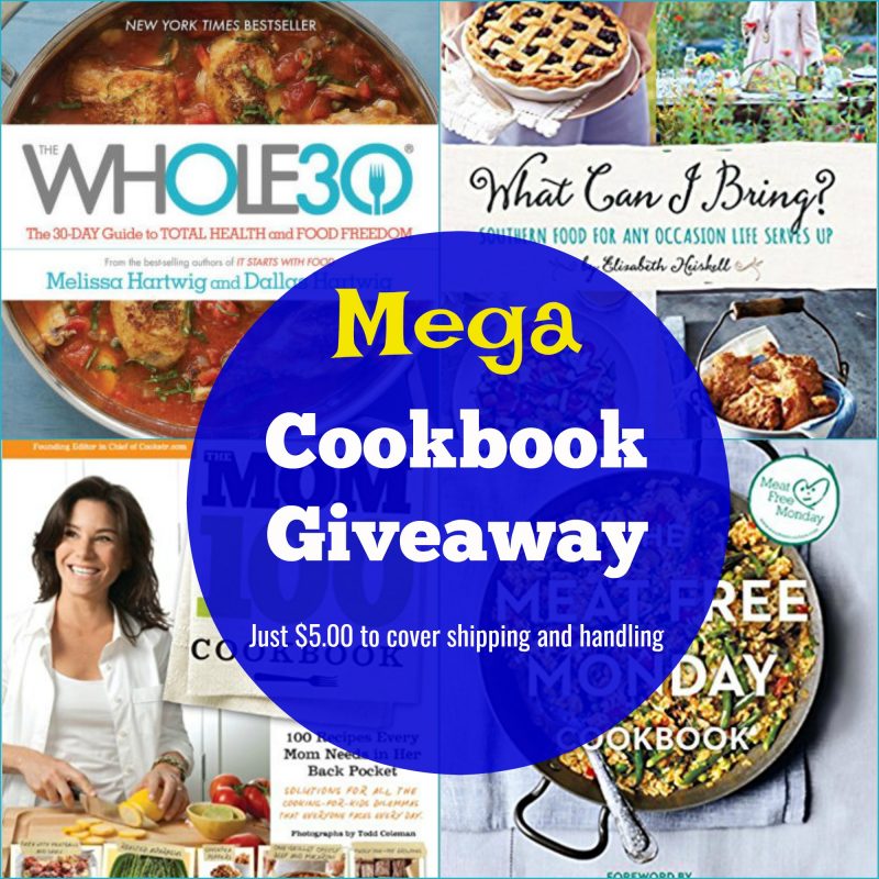Mega cookbook giveaway