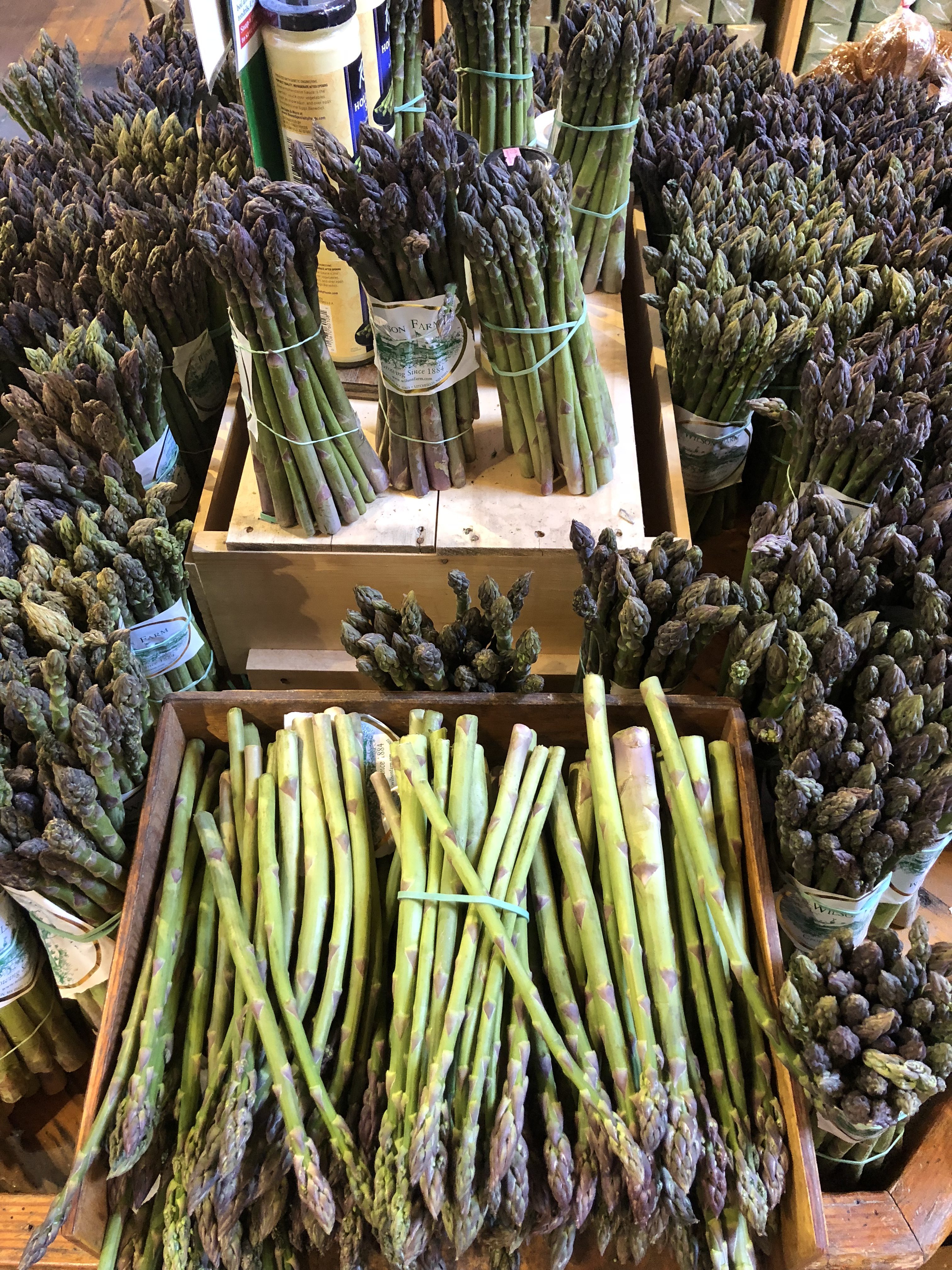 Asparagus Season with Wilson Farm via LizsHealthyTable.com #podcast