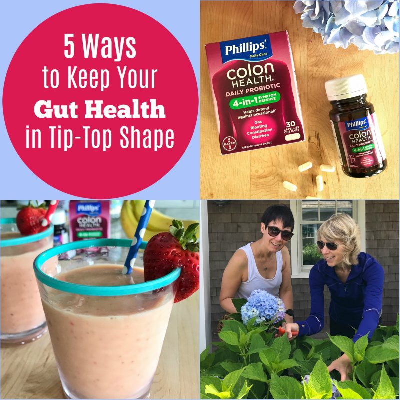 5 Ways to Keep Your Gut Health in Tip-Top Shape via LizsHealthyTable.com #microbiome